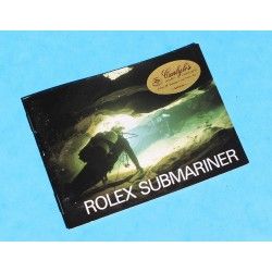 Rolex Submariner, Sea Dweller booklet manual english 1987 Submariner watches 5513 , 16800, 16803, 16808, Sea Dweller 16660 