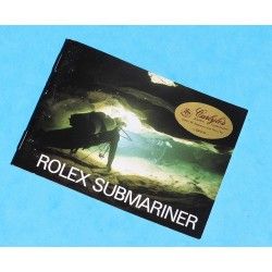 VINTAGE LIVRET MONTRES ROLEX SUBMARINER & SEA-DWELLER 1987, 5513, 16660, 16800, 16808, 16803