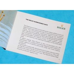 Rolex Submariner, Sea Dweller booklet manual english 1987 Submariner watches 5513 , 16800, 16803, 16808, Sea Dweller 16660 