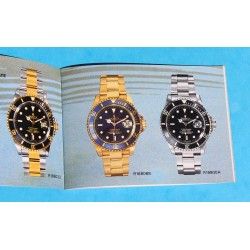 Rolex Submariner, Sea Dweller booklet manual english 1987 Submariner watches 5513 , 16800, 16803, 16808, Sea Dweller 16660 