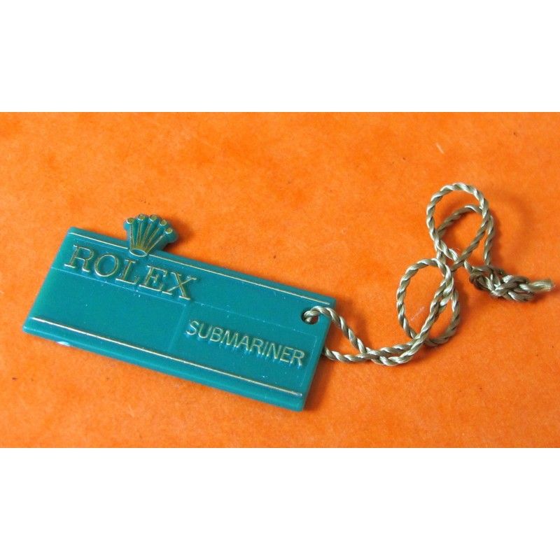 Vintage 1970-80 's 5512 5513 1680 Collectible Green Rolex Swimpruf Tag 