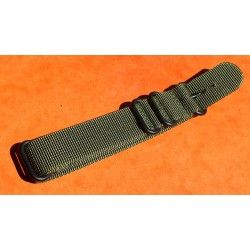 JAMES BOND BLACK Nylon NATO WATCH BAND Strap Military G-10 BREITLING, IWC, ZENITH, PATEK, TAG HEUER, OMEGA