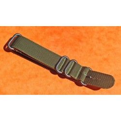 JAMES BOND BLACK Nylon NATO WATCH BAND Strap Military G-10 BREITLING, IWC, ZENITH, PATEK, TAG HEUER, OMEGA