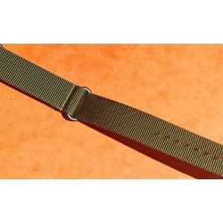 JAMES BOND BLACK Nylon NATO WATCH BAND Strap Military G-10 BREITLING, IWC, ZENITH, PATEK, TAG HEUER, OMEGA