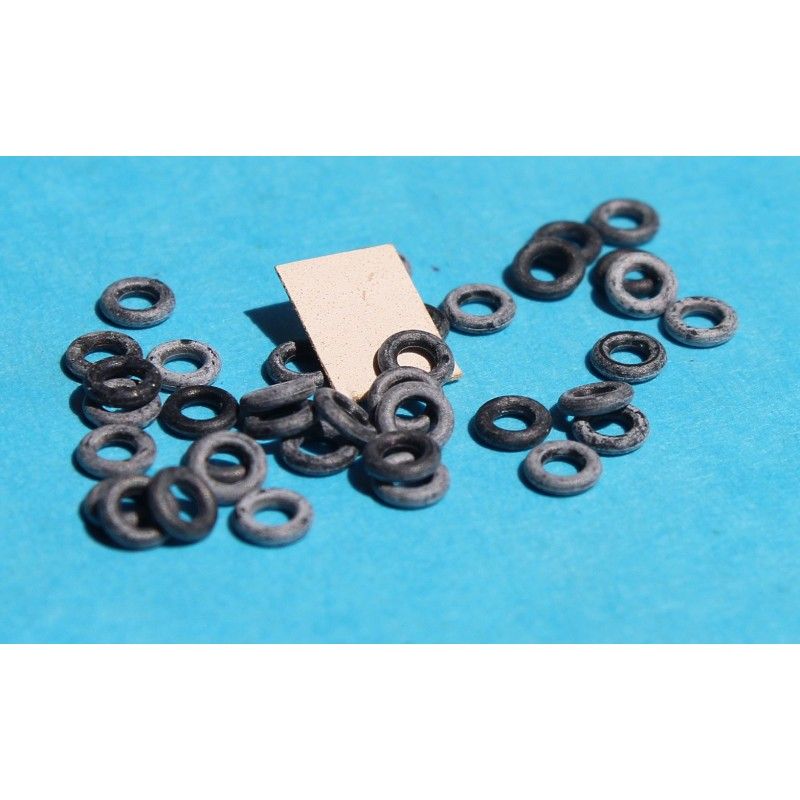 GENUINES NOS ROLEX BLACK Crown Gaskets watches Ref 24600