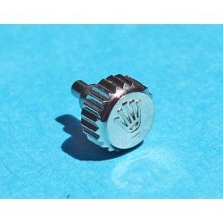 Rolex Twinlock 5mm Ssteel original vintage Watch Winding Down Crown + stem Datejust, AirKing, Oyster Perpetual