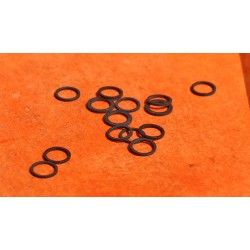 GENUINES NOS ROLEX BLACK Flat Crown Gaskets watches ref 600/0