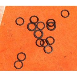 GENUINES NOS ROLEX BLACK Flat Crown Gaskets watches ref 600/0