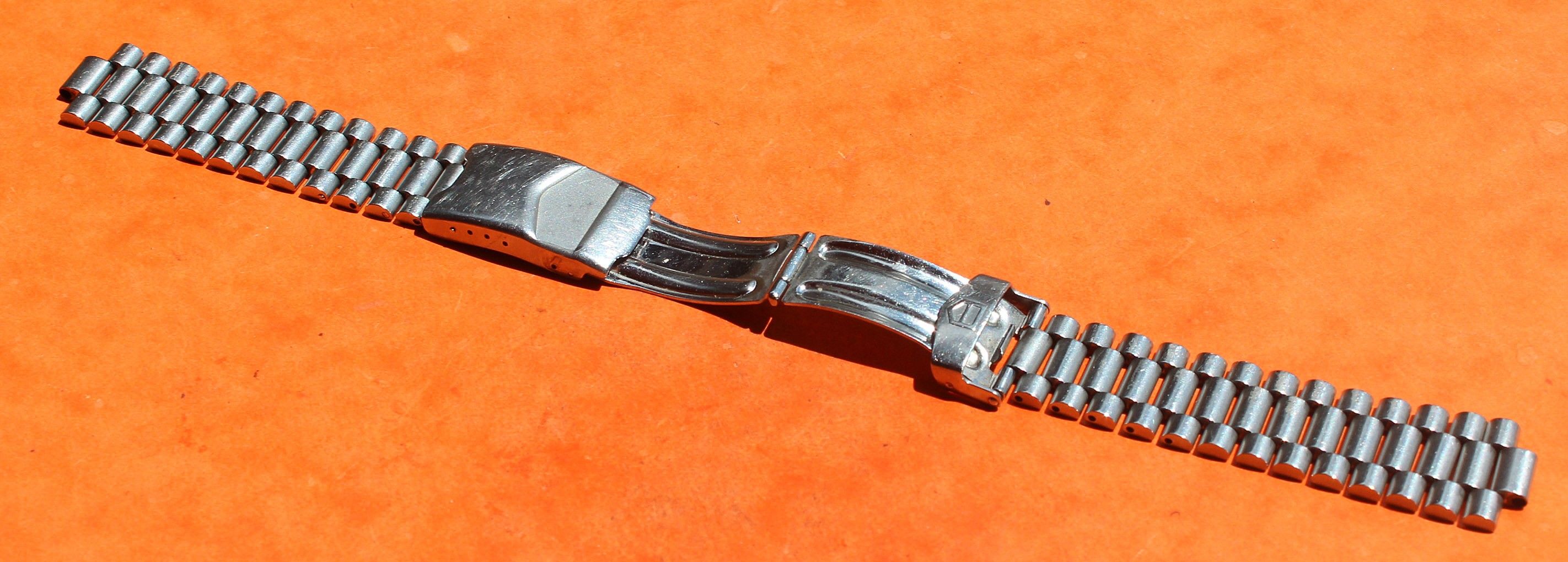 TAG HEUER VINTAGE 80 s BRACELET STRAP WATCH 18mm ref 301 81 STAINLESS STEEL