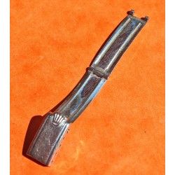 ♛RARE 1959 ROLEX "BIG LOGO" FOLDED BUCKLE CLASP WATCH fits 7205,6635 RIVETS Bracelets 19mm bands♛