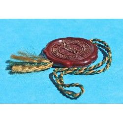 *1972* Vintage Chronometer Red Hang Seal Tag  "CERTIFIED OFFICIAL CHRONOMETER"