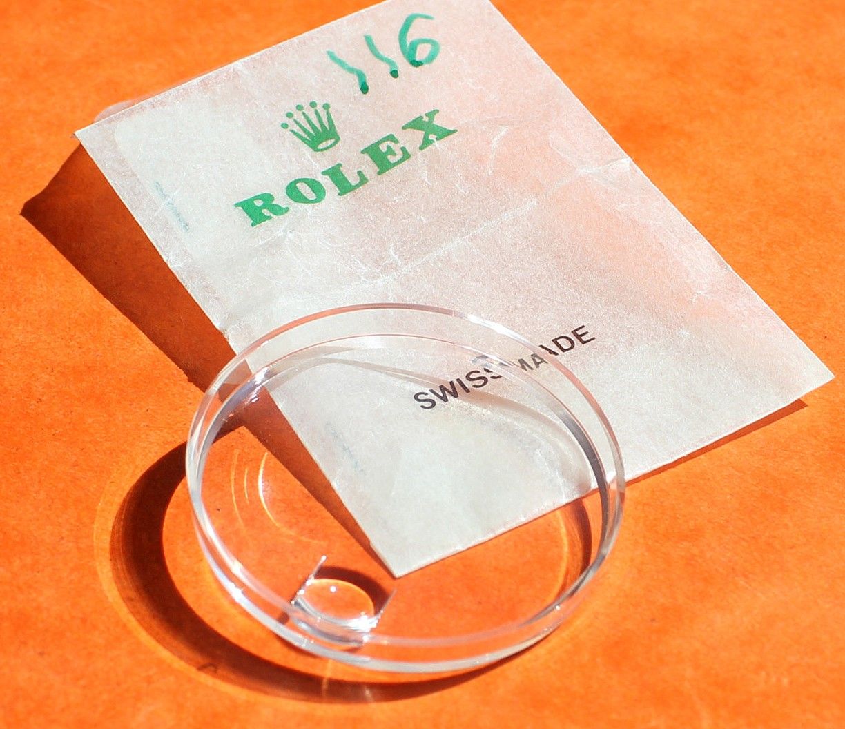Rolex NOS Cyclop Genuine Oyster Factory ref 116, 6542, 1675, 16753, 16758, 16750, 1655 GMT, explorer watches Plexi Crystal
