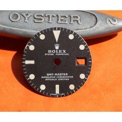Rolex Original GMT 1675 montre Vintage cadran tritium patiné matte Cal 1575, 1565 automatique