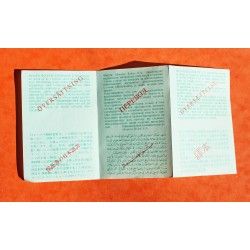 ROLEX vintage livret de Translation 1979 ref 573.02 Traducción PRINTED SWITZERLAND, goodies montres anciennes