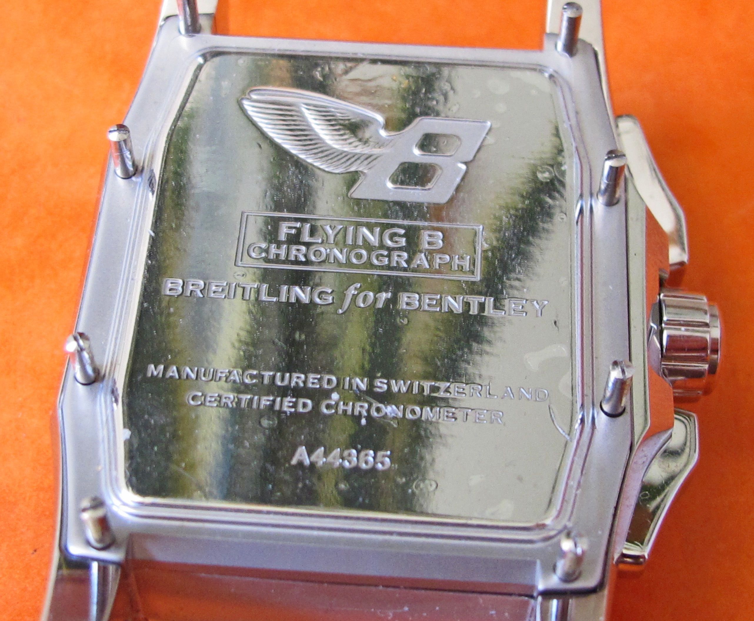 ORIGINAL BREITLING CASE SSTEEL breitling flying B chronograph
