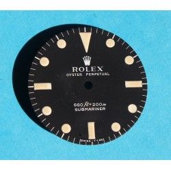 Rolex Genuine 5513 Submariner mat vintage Tritium Watch Dial 2 LINE Feet first Cal 1520, 1530