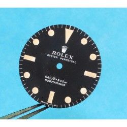 Rolex Genuine 5513 Submariner mat vintage Tritium Watch Dial 2 LINE Feet first Cal 1520, 1530