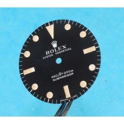 Rolex Genuine 5513 Submariner mat vintage Tritium Watch Dial 2 LINE Feet first Cal 1520, 1530