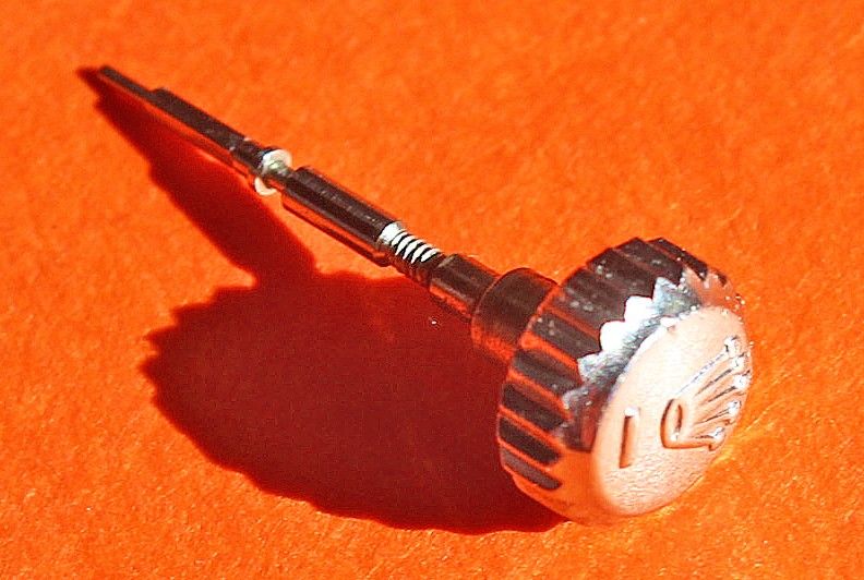 Rolex Genuine Twinlock Oyster Screw Down Crown 6mm & stem GMT 1675