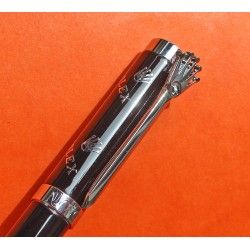 ☆ROLEX 80's COLLECTOR BALLPOINT MANUFACTURE ROLEX BIENNE PEN Engraved Elegant Writing Instrument ★