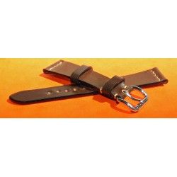 ★☆☆ Genuine Cow boy strap Horween Shell Cordovan Leather Watch Band Bracelet Dark Brown 20mm ★☆☆ 