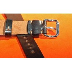 ★☆☆ BRACELET MONTRES COW BOY HORWEEN SHELL CUIR CORDOVAN ULTRA FIN 20mm COULEUR MARRON CHOCOLAT ★☆☆ 