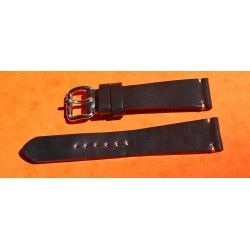 ★☆Handcrafted Genuine Cow boy watches strap Horween Shell Cordovan Leather Watch Band Bracelet Dark Brown 20mm★☆ 