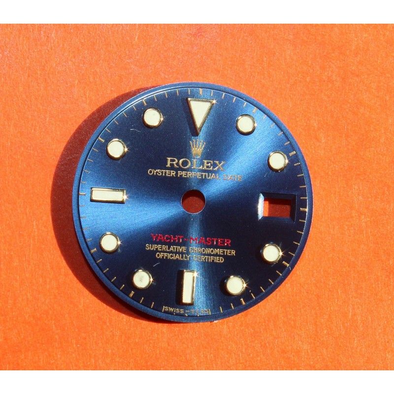 AUTHENTIQUE ROLEX CADRAN YACHTMASTER LADY BLANC 169628, 69623, 69628, 169622, 24mm