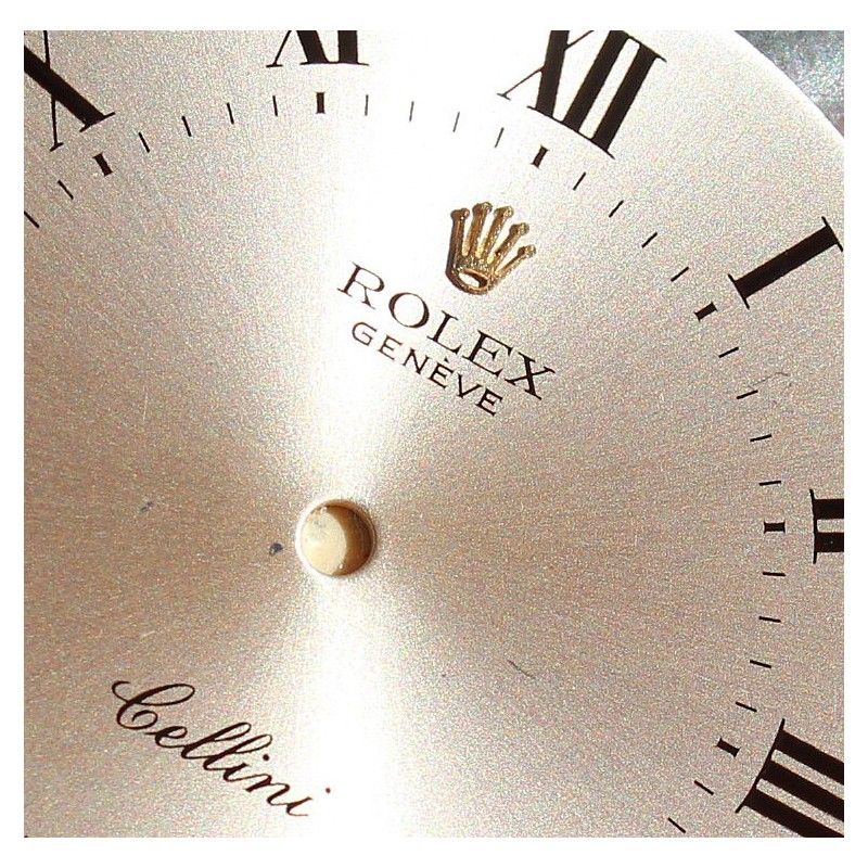 ROLEX CELLINI GOLD DIAL BLOND SHADES ref 5115, 5115.8 ARABICS NUMBERS, cal 1601 Manual winding