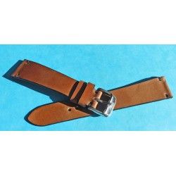 ★☆Handcrafted Genuine Cow boy watches strap Horween Shell Cordovan Leather Watch Band Bracelet chestnut color 20mm★☆ 