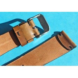 ★☆Handcrafted Genuine Cow boy watches strap Horween Shell Cordovan Leather Watch Band Bracelet chestnut color 20mm★☆ 