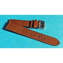 ★☆Handcrafted Genuine Cow boy watches strap Horween Shell Cordovan Leather Watch Band Bracelet chestnut color 20mm★☆ 