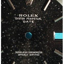 ROLEX RARE VINTAGE CADRAN GRIS PERLE MONTRES OYSTER PERPETUAL DATE Ø27mm