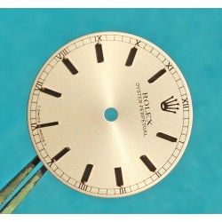 ROLEX BEIGE COLOR DIAL LADIES OYSTER PERPETUAL DATE WATCH 69173, 69163, 69178, 79173 DIAL Ø20mm