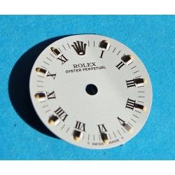 ROLEX CADRAN MONTRES LADY, DAMES OYSTER PERPETUAL BLANC CHIFFRES ROMAINS Ø18.19mm ref 76183