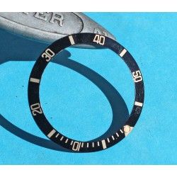 Rolex Mint 90's Dark Blue color Submariner Tutone 16803, 16613, 16808, 16618 Gold Watch Bezel Insert Part