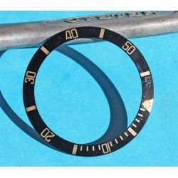Rolex Mint 90's Dark Blue color Submariner Tutone 16803, 16613, 16808, 16618 Gold Watch Bezel Insert Part