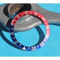 Vintage Rolex GMT Master 1675, 16750, 16753, 16758 Pepsi Blue & Red color Bezel Watch Insert Part