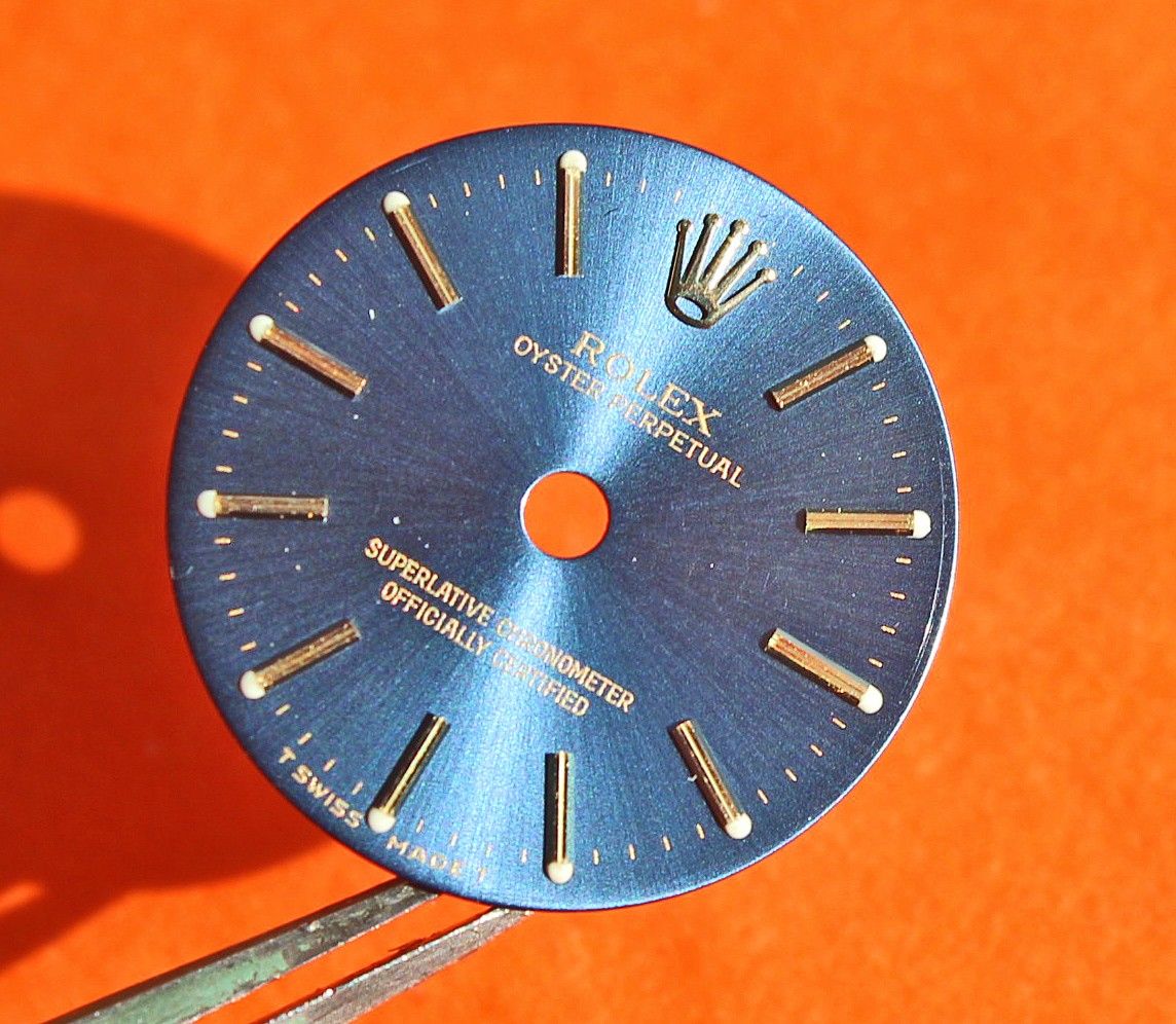 ROLEX STUNNING Ref 76183, 67180 NIGHT BLUE DIAL LADIES OYSTER PERPETUAL