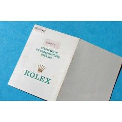 ROLEX VINTAGE & RARE 1978 GARANTIE PAPIER MONTRES ROLEX TOUS MODÈLES OYSTER, Ref 572.02.300 