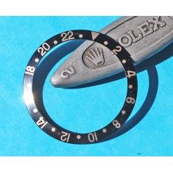 Rolex Fat font Black color bezel Insert GMT Master II 16710, 16700, 16760 Sophia Loren, Fat Lady OEM Original