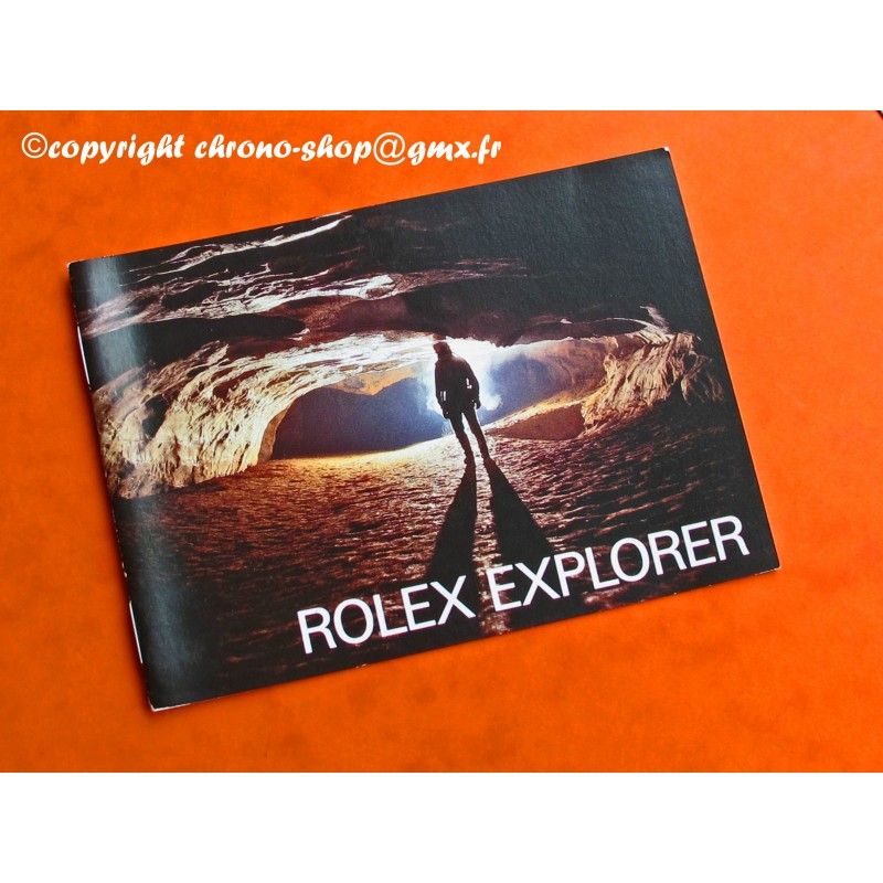VINTAGE BOOKLET ROLEX EXPLORER 1016-16550