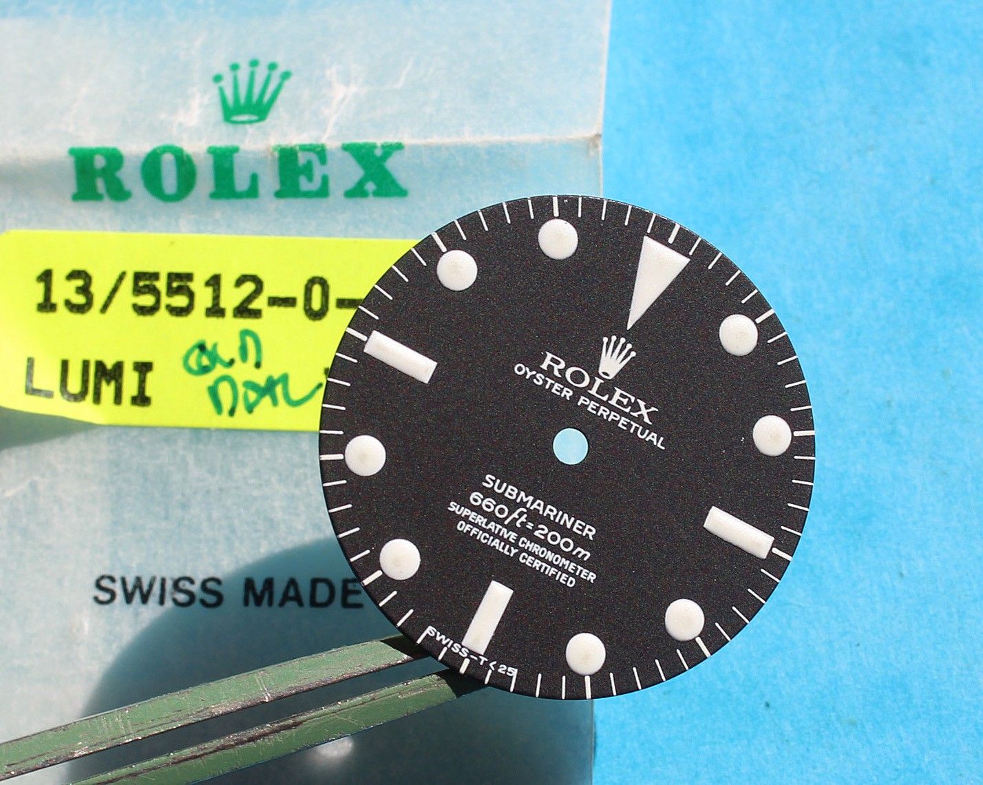 ROLEX GENUINE 5512 SERVICE WATCH DIAL 