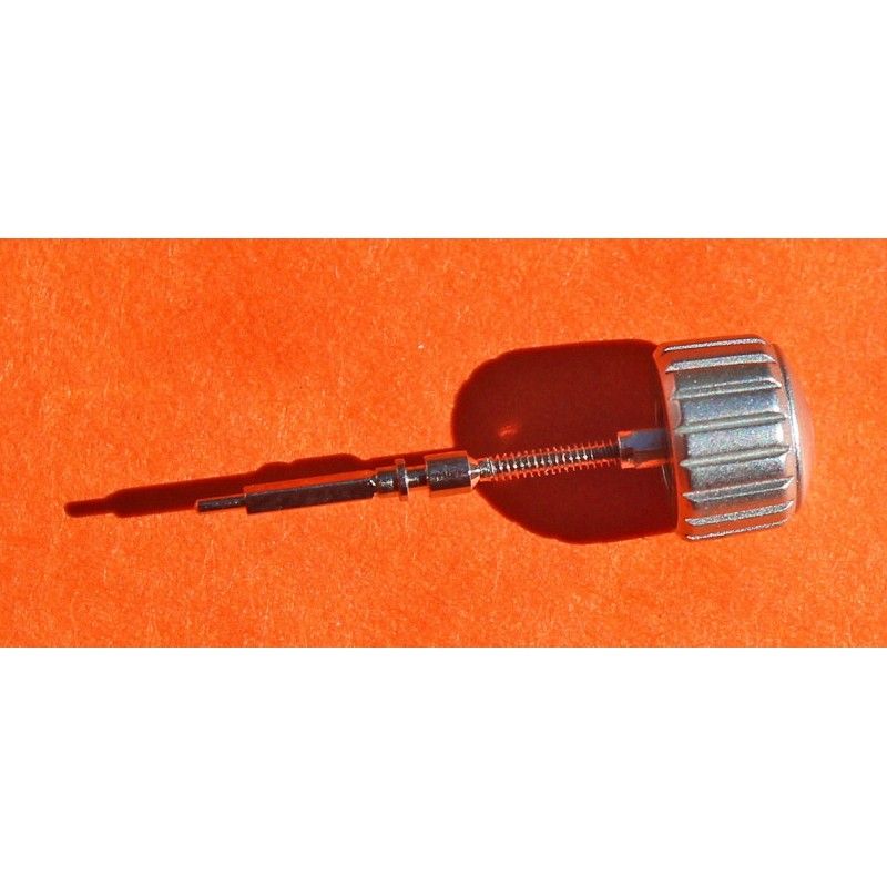 Couronne de Remontoir Montre tube long / 6,0mm - Noir TAP 9 - Résistant