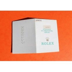 ROLEX VINTAGE & RARE 1992 GARANTIE PAPIER 430 MONTRES ROLEX TOUS MODÈLES OYSTER, Ref 564.00.400.11.92