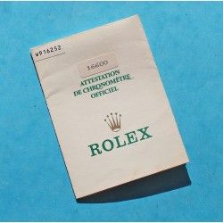 ROLEX VINTAGE & RARE 1992 GARANTIE PAPIER 430 MONTRES ROLEX DATEJUST 16234, Ref 564.00.400.11.92