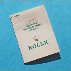ROLEX 1992 VINTAGE PUNCHED PAPER CERTIFICAT WARRANTY 430 ROLEX OYSTER PERPETUAL DATEJUST 16234, Ref 564.00.400.11.92