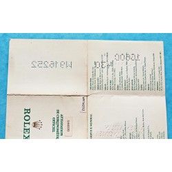 ROLEX 1992 VINTAGE PUNCHED PAPER CERTIFICAT WARRANTY 430 ROLEX OYSTER PERPETUAL DATEJUST 16234, Ref 564.00.400.11.92