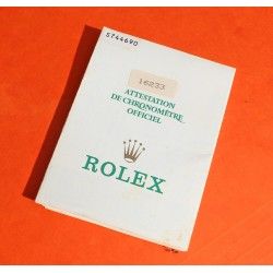 ROLEX 1995 VINTAGE PUNCHED PAPER CERTIFICAT WARRANTY 430 ROLEX SEA-DWELLER 16600, Ref 564.00.300.8.95