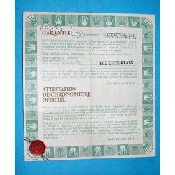 ROLEX 1992 VINTAGE PUNCHED PAPER CERTIFICAT WARRANTY 430 ROLEX OYSTER PERPETUAL DATEJUST 16234, Ref 564.00.400.11.92